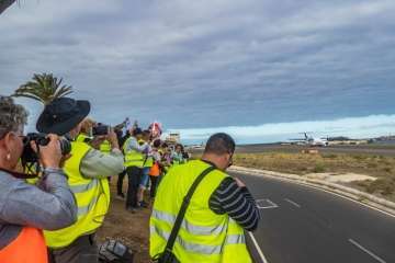  Gando congrega a 65 aficionados a la fotografía aeronáutica (Foto Antonio Rico)